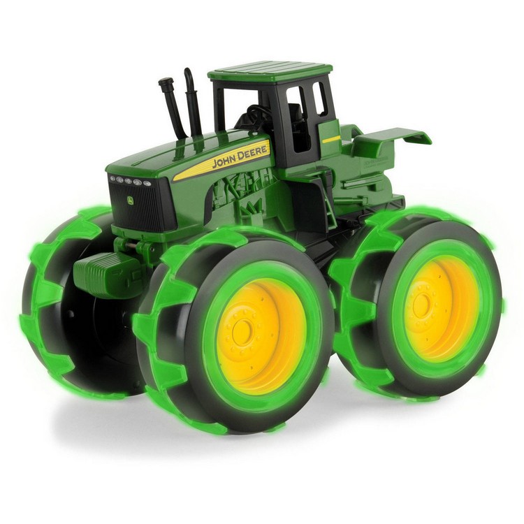 Машинка Трактор John Deere Kids Monster Treads з великими колесами що світяться (46434)