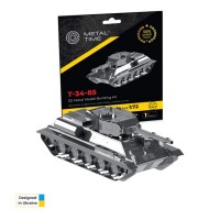 Колекційна модель-конструктор Metal Time T-34/85 танк (MT071)